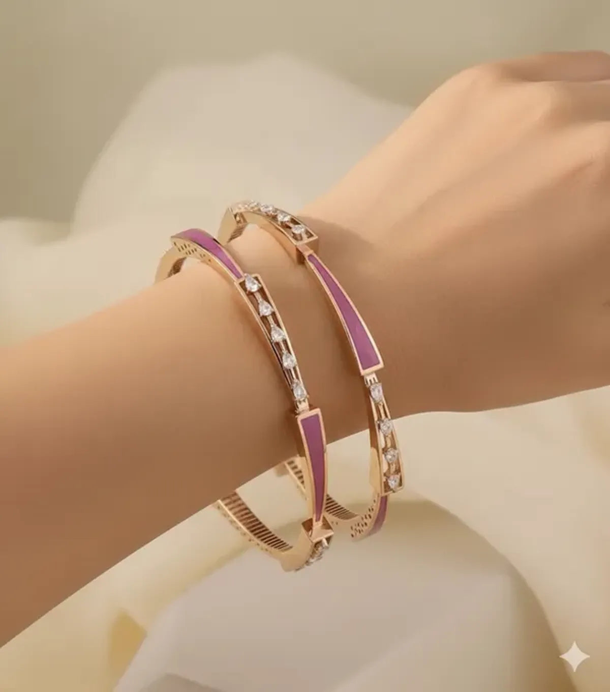 ROSE GOLD ANTI TARNISH BANGLES