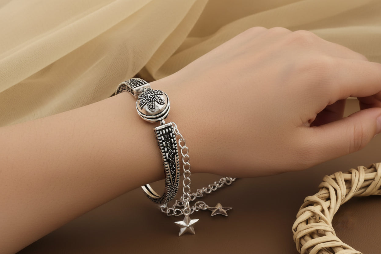 Silver Bracelet Round