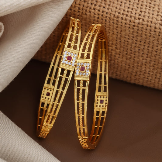 Premium Artificial Brass Bangles 